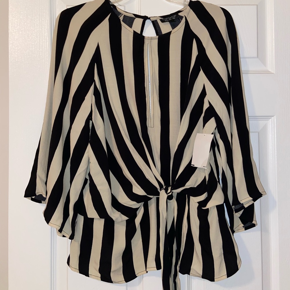 TopShop Striped Blouse